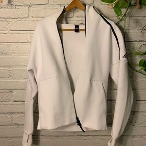 White Adidas Z.N.E Hoodie